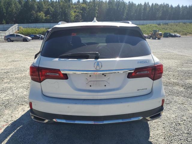 5J8YD4H80JL007489 - 2018 ACURA MDX ADVANCE WHITE photo 6