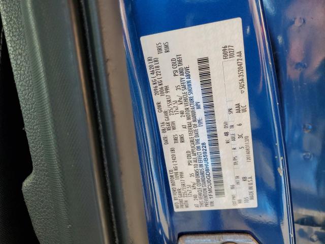 1FMCU0GD8HUB59228 - 2017 FORD ESCAPE SE BLUE photo 14