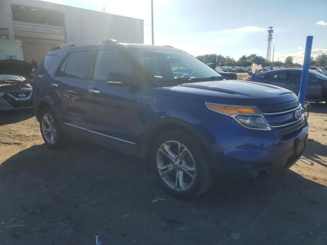 1FM5K8F82FGB22995 - 2015 FORD EXPLORER LIMITED 蓝色 照片 4