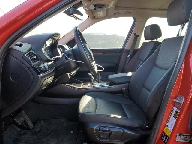 5UXWX9C55H0D98210 - 2017 BMW X3 XDRIVE28I RED photo 7