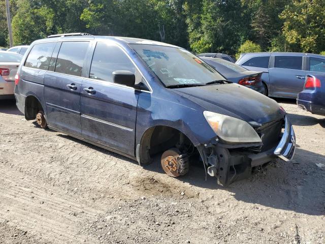5FNRL38806B058341 - 2006 HONDA ODYSSEY TOURING BLUE photo 4