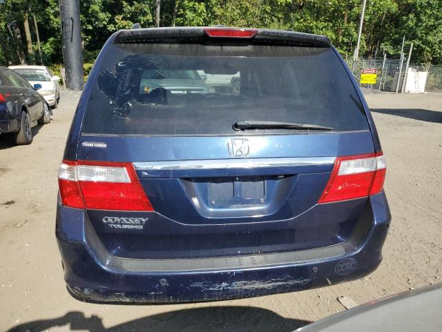 5FNRL38806B058341 - 2006 HONDA ODYSSEY TOURING BLUE photo 6