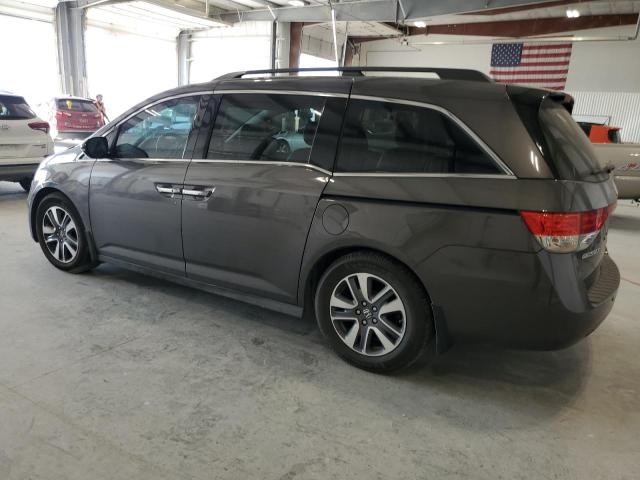 5FNRL5H97EB136794 - 2014 HONDA ODYSSEY TOURING GRAY photo 2