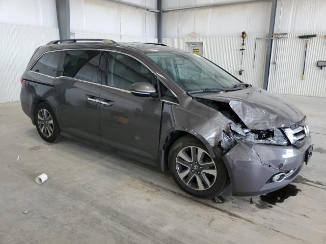5FNRL5H97EB136794 - 2014 HONDA ODYSSEY TOURING GRAY photo 4