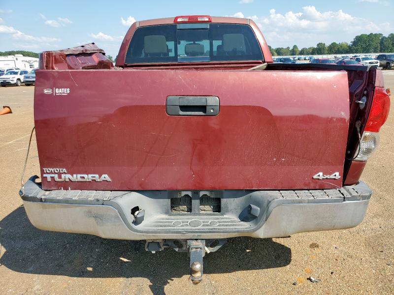 5TFRV54107X013356 - 2007 TOYOTA TUNDRA DOUBLE CAB SR5 MAROON photo 6