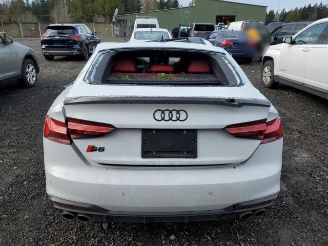 WAUC4CF58MA063107 - 2021 AUDI S5 PREMIUM PLUS თეთრი ფოტო 6