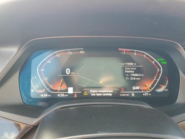 5UXCW2C59KL088156 - 2019 BMW X7 XDRIVE40I WHITE photo 9