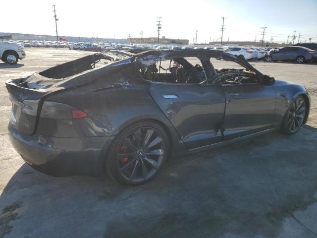 5YJSA1E40HF236023 - 2017 TESLA MODEL S GRAY photo 3