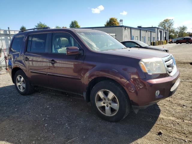 5FNYF4H55BB050812 - 2011 HONDA PILOT EXL MAROON photo 4