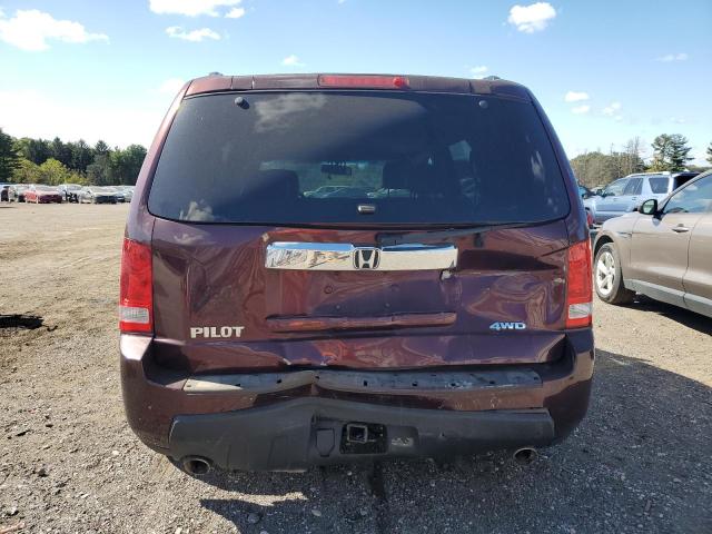 5FNYF4H55BB050812 - 2011 HONDA PILOT EXL MAROON photo 6
