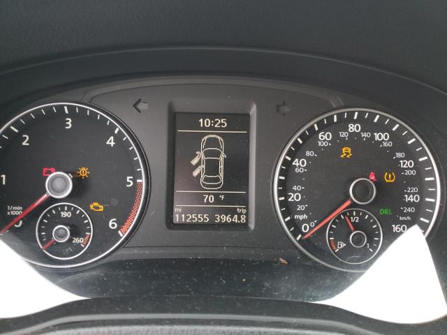 1VWBV7A32FC053315 - 2015 VOLKSWAGEN PASSAT SE BLACK photo 9