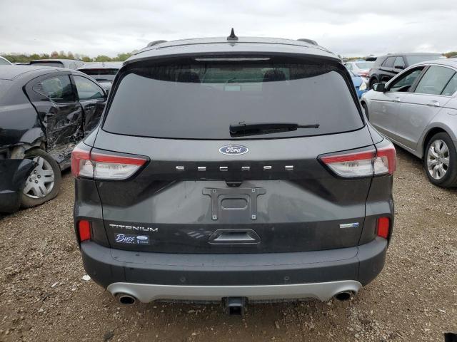 1FMCU9J9XLUA71119 - 2020 FORD ESCAPE TITANIUM GRAY photo 6