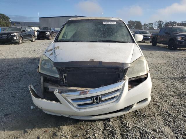 5FNRL38745B120734 - 2005 HONDA ODYSSEY EXL WHITE photo 5