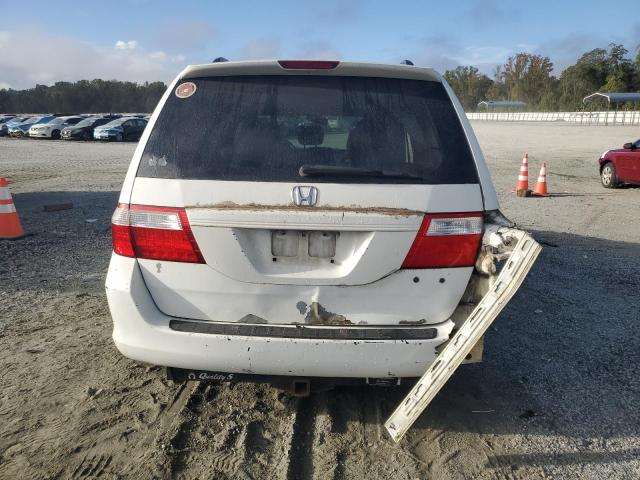5FNRL38745B120734 - 2005 HONDA ODYSSEY EXL WHITE photo 6