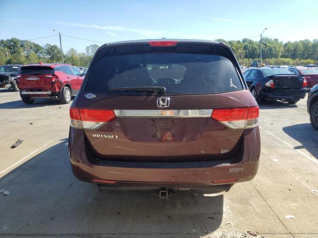 5FNRL5H65FB036961 - 2015 HONDA ODYSSEY EXL MAROON photo 6