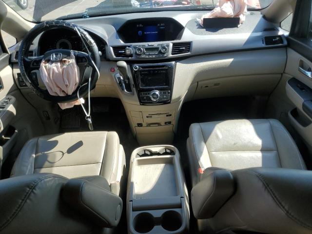 5FNRL5H65FB036961 - 2015 HONDA ODYSSEY EXL MAROON photo 8