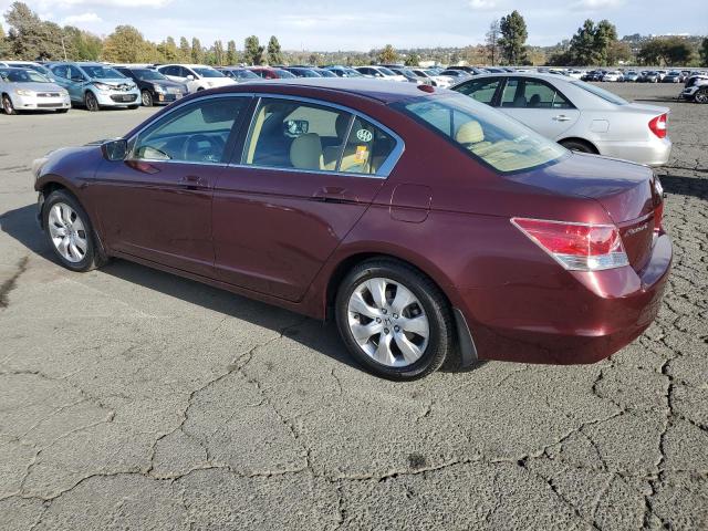 JHMCP26848C070143 - 2008 HONDA ACCORD EXL BURGUNDY photo 2