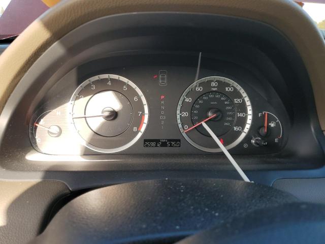 JHMCP26848C070143 - 2008 HONDA ACCORD EXL BURGUNDY photo 9