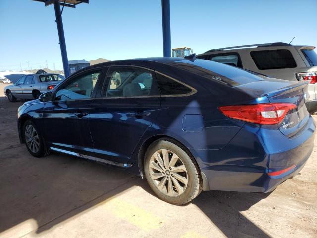 5NPE34AF6HH454033 - 2017 HYUNDAI SONATA SPORT BLUE photo 2