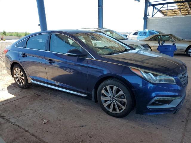 5NPE34AF6HH454033 - 2017 HYUNDAI SONATA SPORT BLUE photo 4
