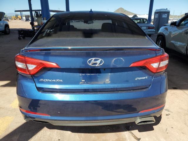 5NPE34AF6HH454033 - 2017 HYUNDAI SONATA SPORT BLUE photo 6