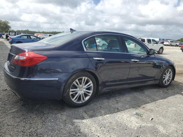 KMHGC4DD6CU199378 - 2012 HYUNDAI GENESIS 3.8L Bleu photo 3