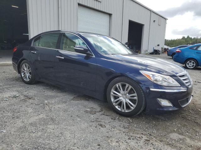 KMHGC4DD6CU199378 - 2012 HYUNDAI GENESIS 3.8L Bleu photo 4