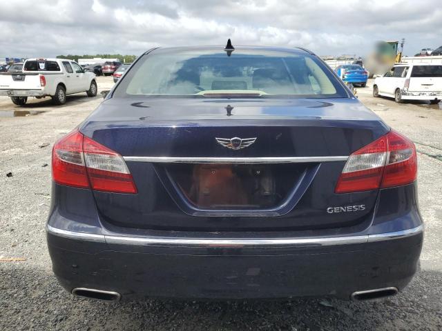 KMHGC4DD6CU199378 - 2012 HYUNDAI GENESIS 3.8L Bleu photo 6