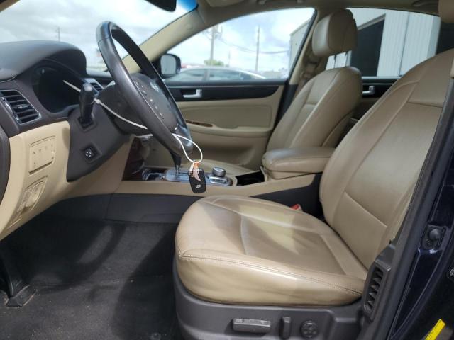 KMHGC4DD6CU199378 - 2012 HYUNDAI GENESIS 3.8L Bleu photo 7
