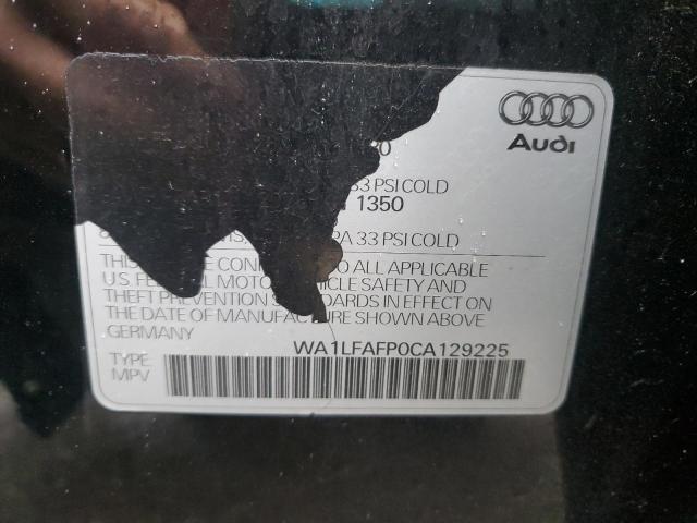 WA1LFAFP0CA129225 - 2012 AUDI Q5 PREMIUM PLUS BLACK photo 13