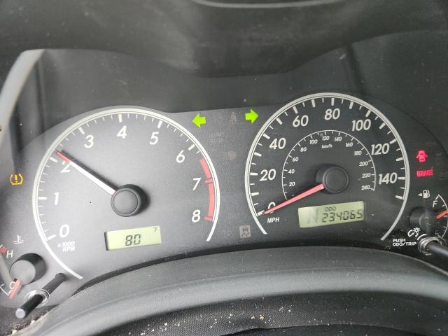 JTDBU4EE5BJ099050 - 2011 TOYOTA COROLLA BASE Szary zdjęcie 9