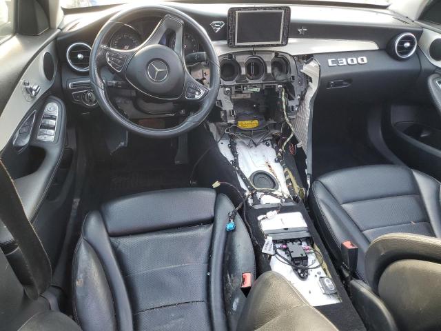 55SWF4KB8FU009116 - 2015 MERCEDES-BENZ C 300 4MATIC WHITE photo 8