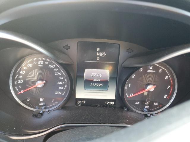 55SWF4KB8FU009116 - 2015 MERCEDES-BENZ C 300 4MATIC WHITE photo 9