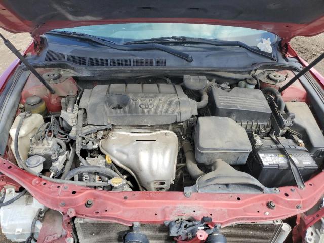 4T4BF3EKXBR185187 - 2011 TOYOTA CAMRY BASE RED photo 11