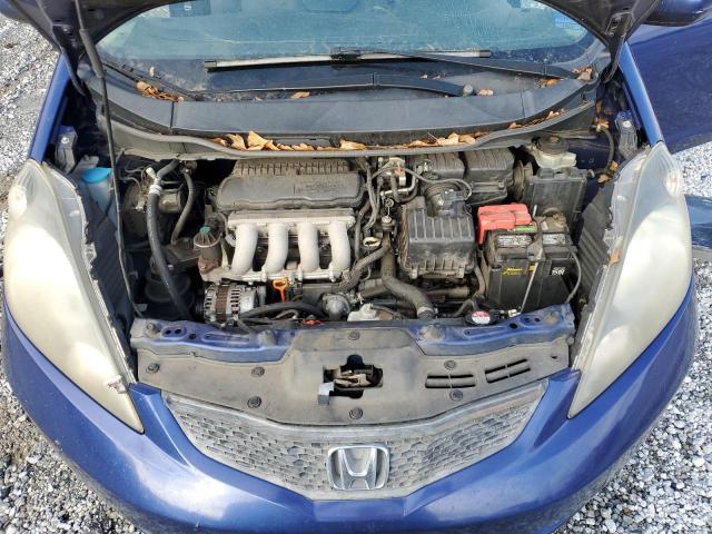 JHMGE8H37CC033690 - 2012 HONDA FIT BLUE photo 11