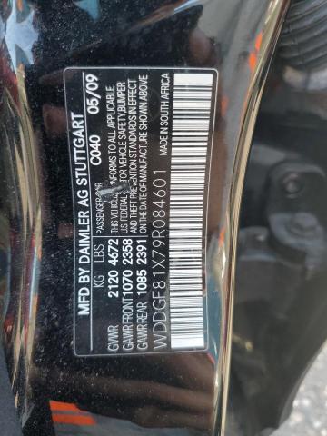 WDDGF81X79R084601 - 2009 MERCEDES-BENZ C 300 4MATIC BLACK photo 12