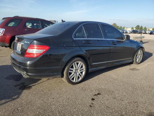 WDDGF81X79R084601 - 2009 MERCEDES-BENZ C 300 4MATIC BLACK photo 3