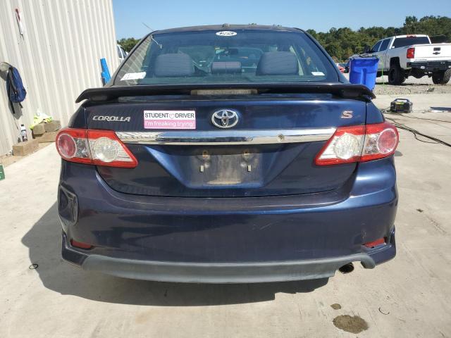 2T1BU4EE1DC093941 - 2013 TOYOTA COROLLA BASE BLUE photo 6