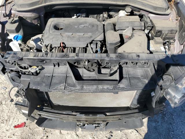 5NMS33AD8KH046455 - 2019 HYUNDAI SANTA FE SEL CHARCOAL photo 12