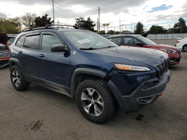 1C4PJMBX6JD576330 - 2018 JEEP CHEROKEE TRAILHAWK BLUE photo 4