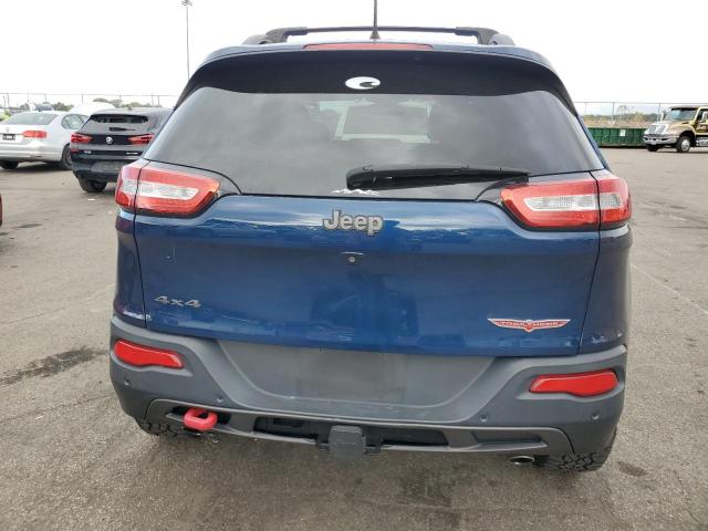 1C4PJMBX6JD576330 - 2018 JEEP CHEROKEE TRAILHAWK BLUE photo 6