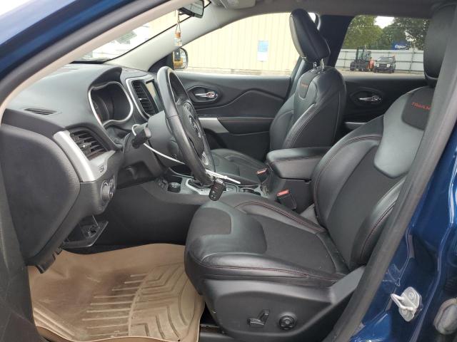 1C4PJMBX6JD576330 - 2018 JEEP CHEROKEE TRAILHAWK BLUE photo 7