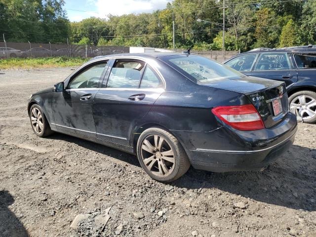 WDDGF8BB3AR127466 - 2010 MERCEDES-BENZ C 300 4MATIC BLACK photo 2