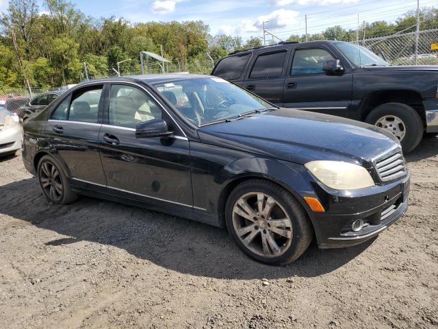 WDDGF8BB3AR127466 - 2010 MERCEDES-BENZ C 300 4MATIC BLACK photo 4