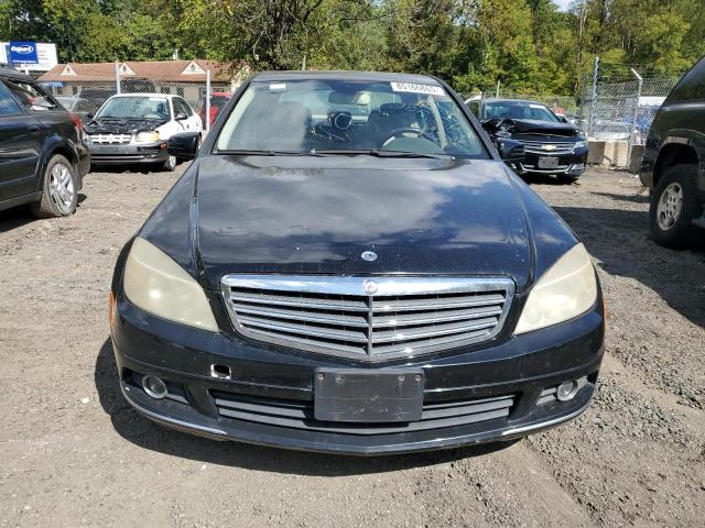 WDDGF8BB3AR127466 - 2010 MERCEDES-BENZ C 300 4MATIC BLACK photo 5