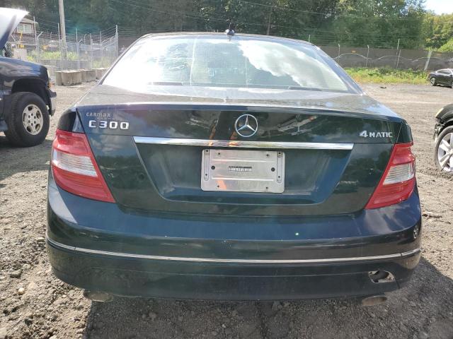 WDDGF8BB3AR127466 - 2010 MERCEDES-BENZ C 300 4MATIC BLACK photo 6
