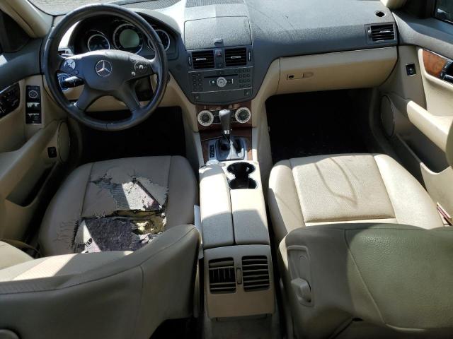 WDDGF8BB3AR127466 - 2010 MERCEDES-BENZ C 300 4MATIC BLACK photo 8