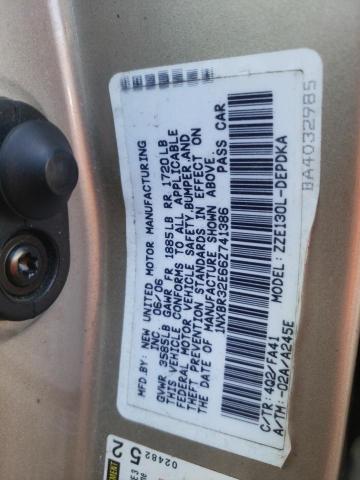 1NXBR32E66Z741386 - 2006 TOYOTA COROLLA CE 棕色 照片 12