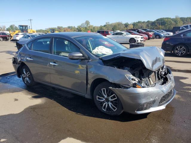 3N1AB7AP3KY245132 - 2019 NISSAN SENTRA S GRAY photo 4