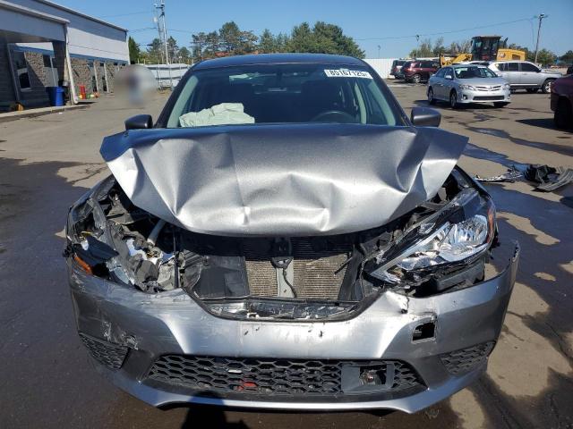 3N1AB7AP3KY245132 - 2019 NISSAN SENTRA S GRAY photo 5